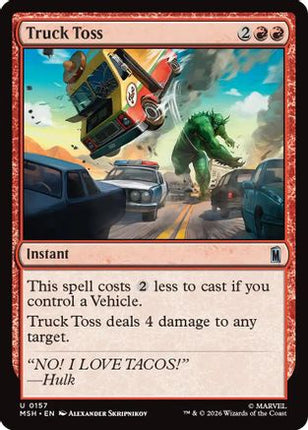 Truck Toss (MSH-157) - Marvel Super Heroes Foil
