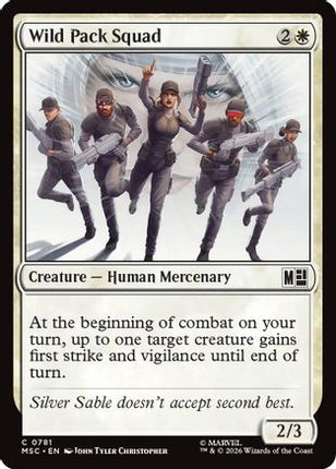 Wild Pack Squad (MSC-781) - Commander: Marvel Super Heroes