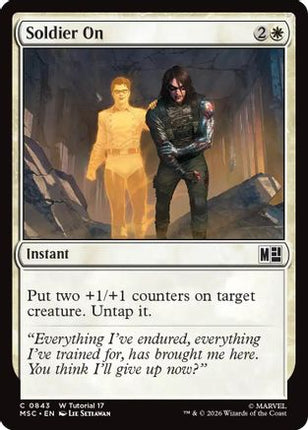 Soldier On (0843) (MSC-843) - Commander: Marvel Super Heroes