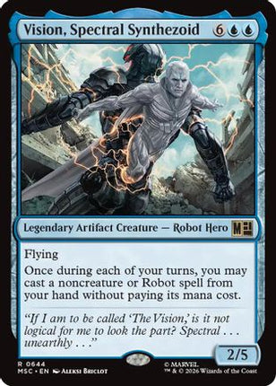 Vision, Spectral Synthezoid (MSC-644) - Commander: Marvel Super Heroes Foil