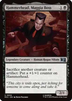 Hammerhead, Maggia Boss (MSC-659) - Commander: Marvel Super Heroes Foil