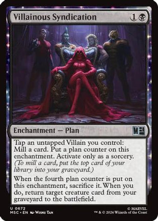 Villainous Syndication (MSC-672) - Commander: Marvel Super Heroes