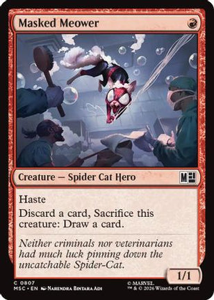 Masked Meower (MSC-807) - Commander: Marvel Super Heroes Foil