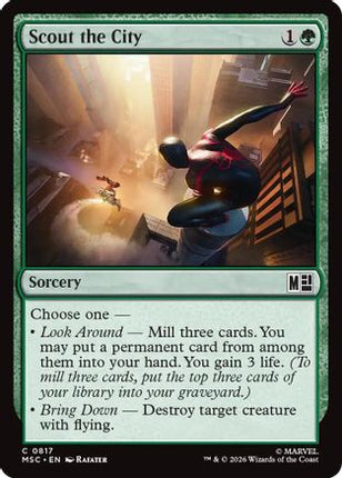 Scout the City (MSC-817) - Commander: Marvel Super Heroes