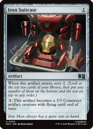 Iron Suitcase (MSC-750) - Commander: Marvel Super Heroes Foil