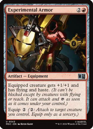 Experimental Armor (MSC-543) - Commander: Marvel Super Heroes Foil