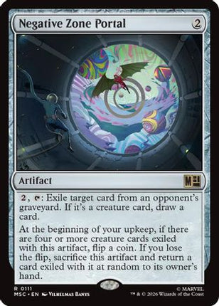 Negative Zone Portal (MSC-111) - Commander: Marvel Super Heroes