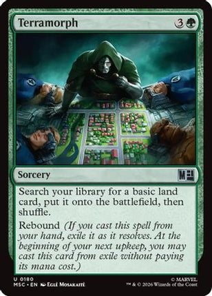 Terramorph (Surge Foil) (MSC-180) - Commander: Marvel Super Heroes Foil