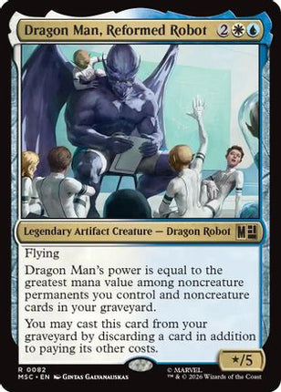 Dragon Man, Reformed Robot (Surge Foil) (MSC-082) - Commander: Marvel Super Heroes Foil
