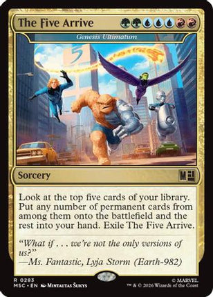 The Five Arrive - Genesis Ultimatum (MSC-283) - Commander: Marvel Super Heroes