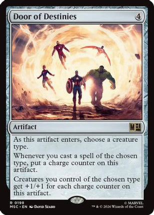 Door of Destinies (Surge Foil) (MSC-198) - Commander: Marvel Super Heroes Foil