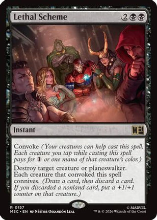 Lethal Scheme (MSC-157) - Commander: Marvel Super Heroes