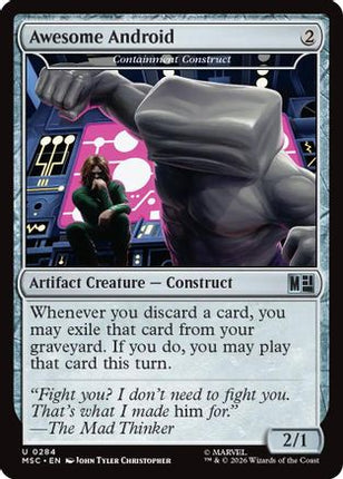 Awesome Android - Containment Construct (MSC-284) - Commander: Marvel Super Heroes