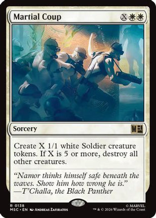 Martial Coup (MSC-138) - Commander: Marvel Super Heroes