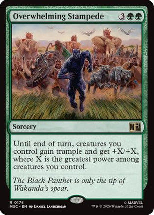 Overwhelming Stampede (MSC-178) - Commander: Marvel Super Heroes