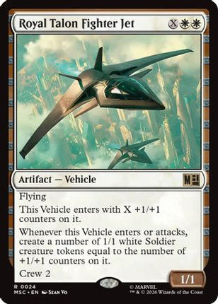 Royal Talon Fighter Jet (Surge Foil) (MSC-024) - Commander: Marvel Super Heroes Foil
