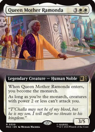Queen Mother Ramonda (Extended Art) (MSC-320) - Commander: Marvel Super Heroes