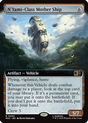 N'Yami-Class Mother Ship (Extended Art) (MSC-444) - Commander: Marvel Super Heroes
