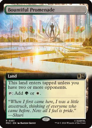 Bountiful Promenade (Extended Art) (MSC-461) - Commander: Marvel Super Heroes