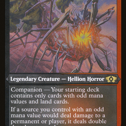Obosh, the Preypiercer (Foil Etched) (MUL-119) - Multiverse Legends: (companion) Foil