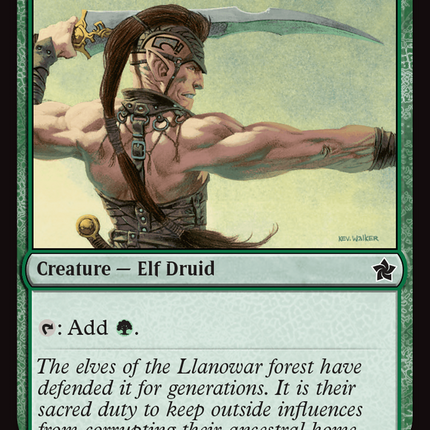 Llanowar Elves (FDN-227) - Foundations