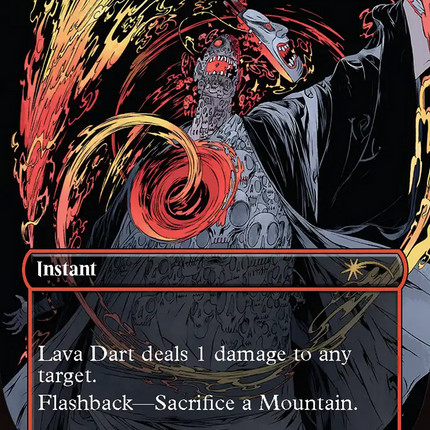 Lava Dart (SLD-2042) - Secret Lair Drop (Borderless) Foil