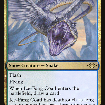 Ice-Fang Coatl (MH1-203) - Modern Horizons Foil