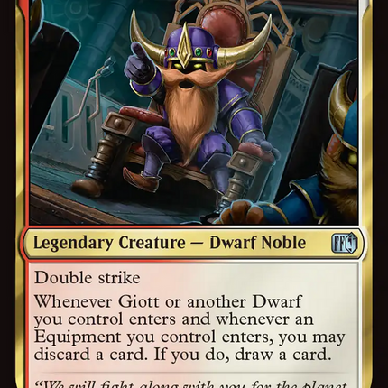 Giott, King of the Dwarves (FIN-223) - FINAL FANTASY Foil