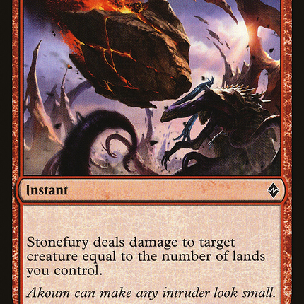 Stonefury (BFZ-156) - Battle for Zendikar Foil