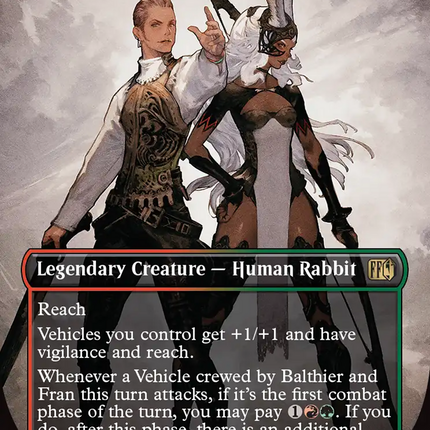 Balthier and Fran (FIN-319) - FINAL FANTASY (Borderless) Foil