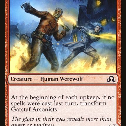 Gatstaf Arsonists // Gatstaf Ravagers (SOI-158) - Shadows over Innistrad: (Double Faced Transform) Foil