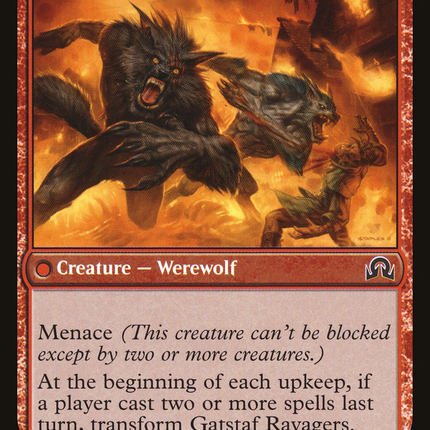 Gatstaf Arsonists // Gatstaf Ravagers (SOI-158) - Shadows over Innistrad: (Double Faced Transform) Foil