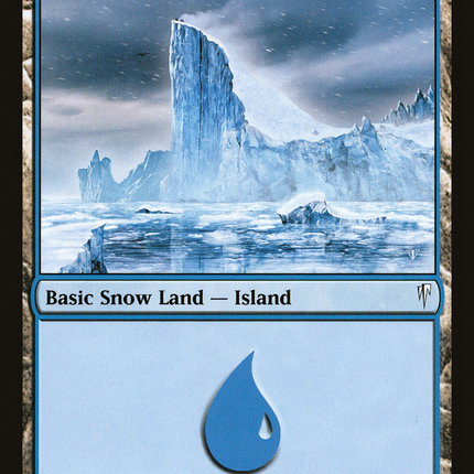 Snow-Covered Island (CSP-152) - Coldsnap Foil