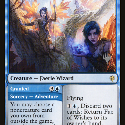 Fae of Wishes // Granted (PPELD-044) - Throne of Eldraine Promos Foil