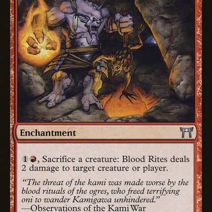 Blood Rites (CHK-159) - Champions of Kamigawa