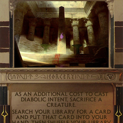 Diabolic Intent (MPS2-022) - Amonkhet Invocations (Borderless) Foil