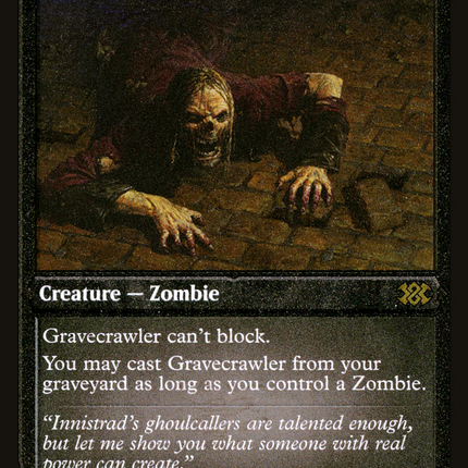 Gravecrawler (Foil Etched) (2X2-438) - Double Masters 2022 Foil