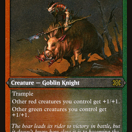 Boartusk Liege (Foil Etched) (2X2-479) - Double Masters 2022 Foil