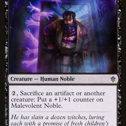 Malevolent Noble (ELD-095) - Throne of Eldraine