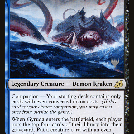 Gyruda, Doom of Depths (PPIKO-221) - Ikoria: Lair of Behemoths Promos: (companion)