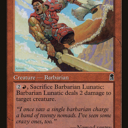 Barbarian Lunatic (ODY-175) - Odyssey Foil