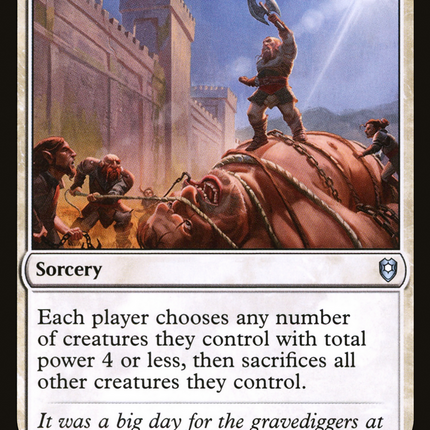 Slaughter the Strong (CLB-043) - Commander Legends: Battle for Baldur's Gate Foil