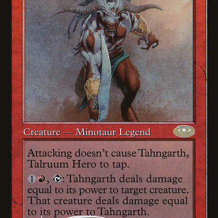 Tahngarth, Talruum Hero (PLS-074) - Planeshift Foil