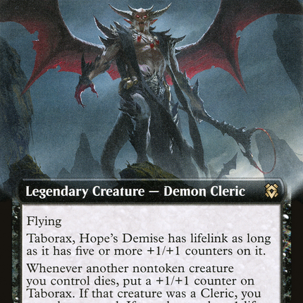 Taborax, Hope's Demise (ZNR-346) - Zendikar Rising: (Extended Art) Foil