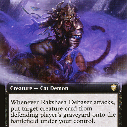 Rakshasa Debaser (CMR-654) - Commander Legends: (Extended Art) Foil