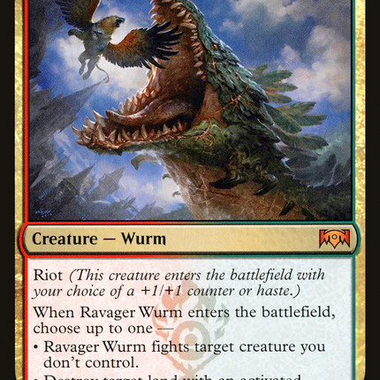 Ravager Wurm (RNA-200) - Ravnica Allegiance Foil