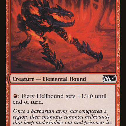 Fiery Hellhound (M10-135) - Magic 2010 Foil