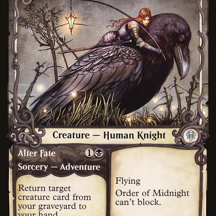 Order of Midnight // Alter Fate (ELD-288) - Throne of Eldraine: (Showcase) Foil