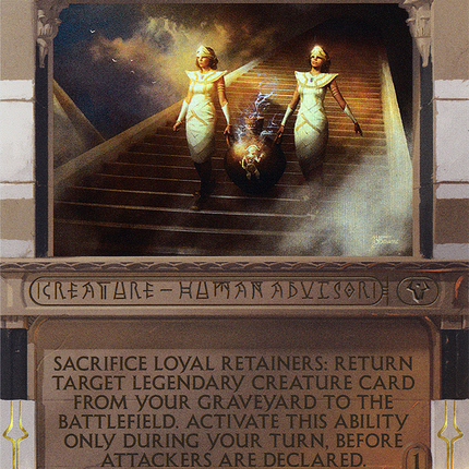 Loyal Retainers (MPS2-004) - Amonkhet Invocations (Borderless) Foil