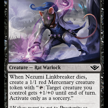 Nezumi Linkbreaker (OTJ-096) - Outlaws of Thunder Junction Foil